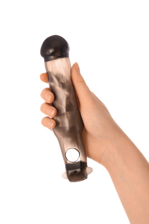 Насадка TOYFA XLover, черная, 19,4 см, Ø 4