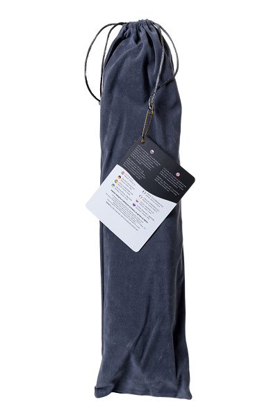 Анальная втулка с декоративным хвостом TOYFA POPO Pleasure, чернно-серый