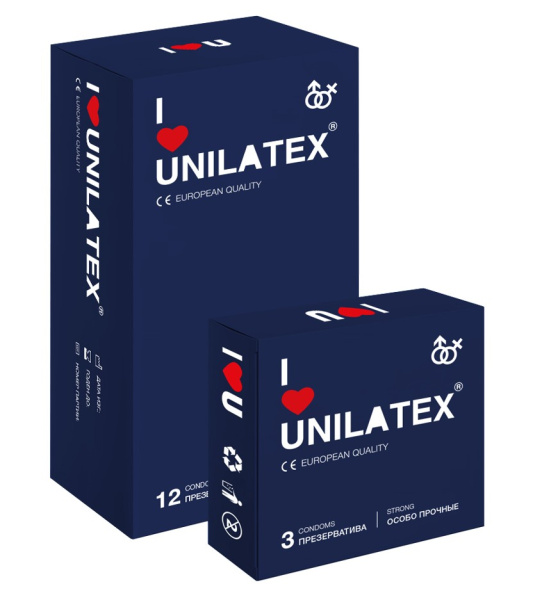 Презервативы Unilatex №3 Extra Strong 