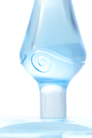 Втулка анальная TOYFA, голубой, 6,5 см, Ø 2,5