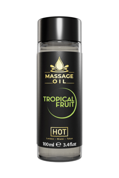 Массажное масло HOT Massage Oil TROPICAL FRUIT , с тропических фйруктов,100 мл