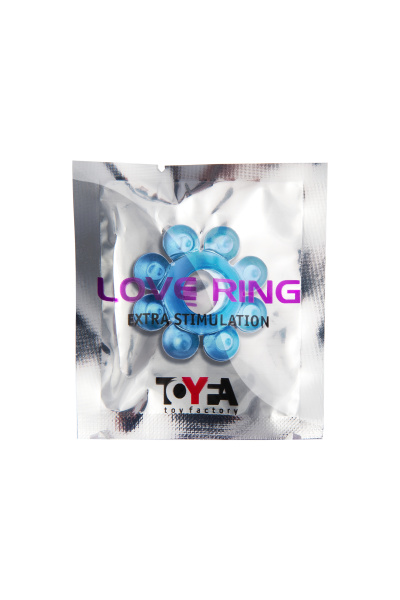 Кольцо гелевое,синее, 3,5 см, Ø 1,5