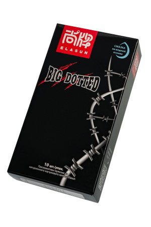 Презервативы Elasun Big dotted,10 шт