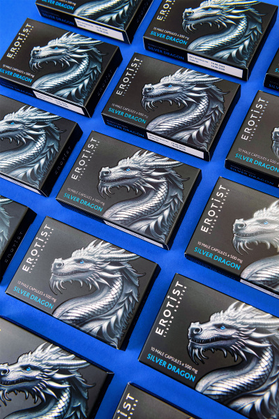 Капсулы Erotist SILVER DRAGON, 10 капсул