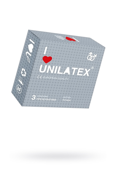 Презервативы Unilatex №3 Dotted