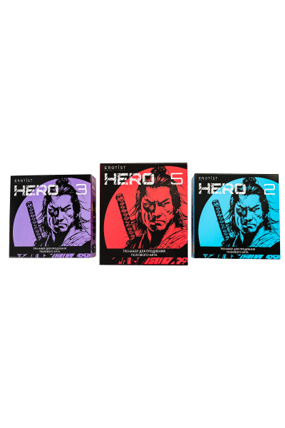 Многофункциональный тренажер для мужчин Erotist Hero 3, ТРЕ, черный, 5,3 см