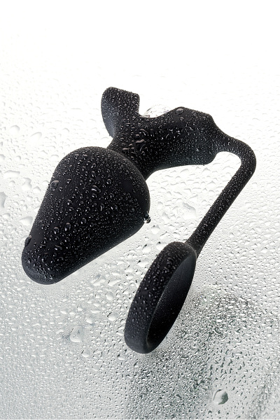 Вибровтулка анальная с кольцом Erotist, 9 СМ, Ø 3,7