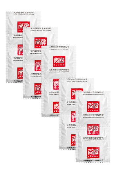 Презервативы Elasun Ribbet and dotted,10 шт