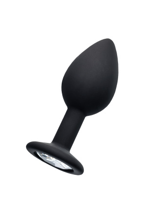 Анальная втулка  TOYFA POPO Pleasure со стразом S 7,2 см, Ø 2,8 см, 25 г