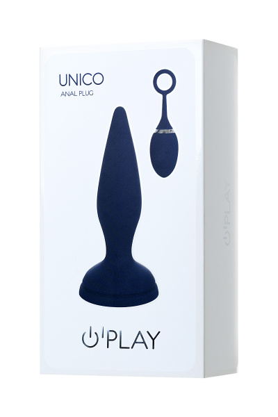 Вибровтулка анальная  O'Play Unico с пультом ДУ 10 см. Ø 3,4