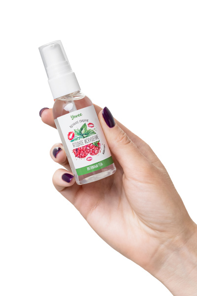 Съедобная гель-смазка Yovee «Ягодное искушение» со вкусом малины и мяты, 50 мл